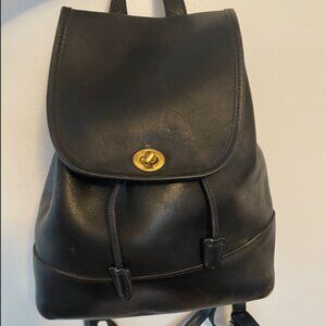 Vintage Coach Leather Backpack